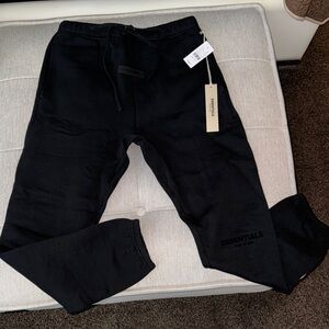 Essentials Men's Black Joggers